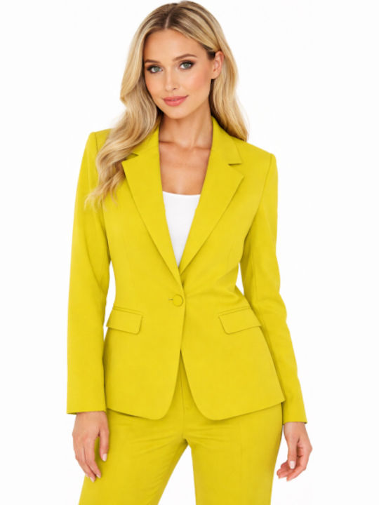 Morena Spain Women's Blazer Green SL-18935NV-26JA-LACHAN