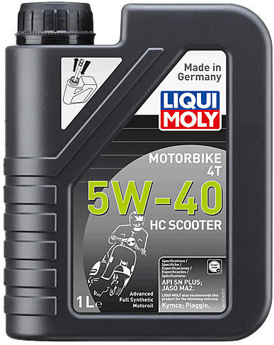 Liqui Moly Motorbike HC Scooter 5W-40 Motorrad-Schmierstoffe für Viertaktmotoren 1lt