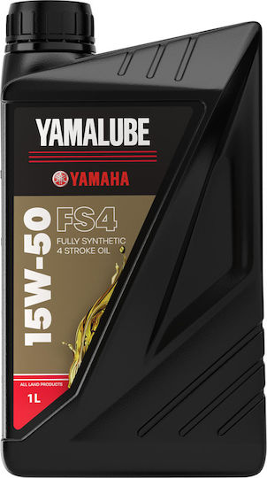 Yamaha FS4 15W-50 Synthetisches Motorradöl für Viertaktmotoren 1lt