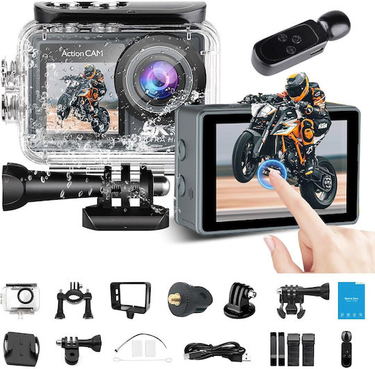 Cameră de Acțiune eXtreme Action PRO 128GB 5K Subacvatică (cu Husă) Cameră Video Sport LikeSmart eXtreme Action PRO 5K Ultra HD cu Ecran Tactil și Wi-Fi