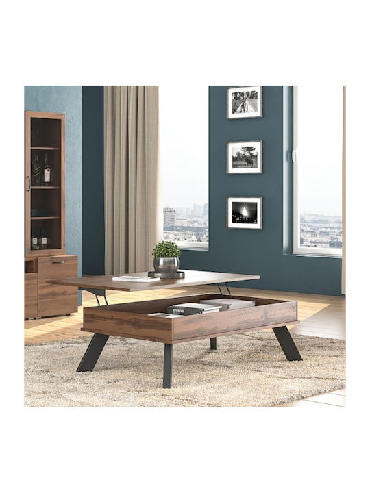 Zentraler Kaffeetisch Nr 12 Holz Nussbaum M119x...