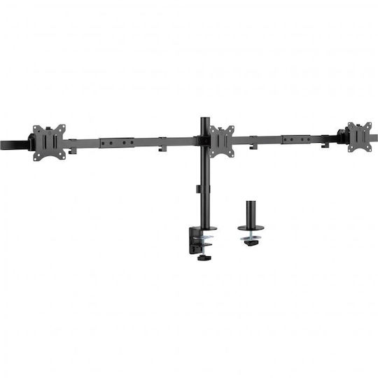 InLine InLine Computer Monitor Ständer für 3 Bildschirme bis 32" mit Verlängerungsarm
