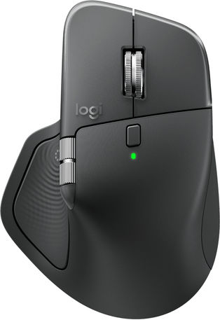Logitech MX Master 4 Mouse Wireless Ergonomic Bluetooth Grafit