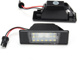 Rear License Plate Light Nissan Qashqai Juke X-Trail 2007+ 2 Pieces Rear License Plate Light Nissan Qashqai Juke X-Trail 2007+ 2 Pieces