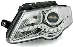 Фарове за автомобил Предни Vw Пасат 3c 2005-2010 LED Хром Лампи H1 Комплект 2 Бройки Фарове за автомобил Предни Vw Пасат 3c 2005-2010 LED Хром Лампи H1 Комплект 2 Бройки