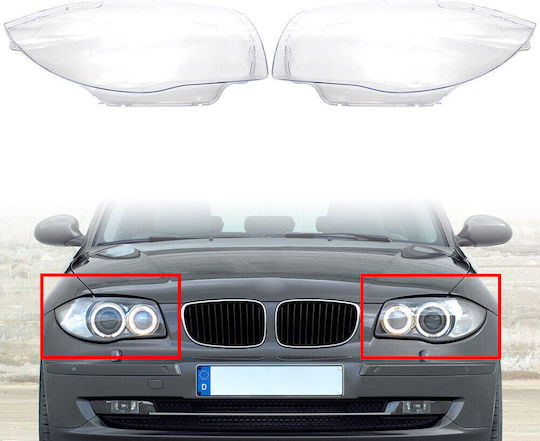 Φακοί Προβολέων Bmw Σειρά 1 E81 E82 E87 E88 Facelift 2008-2011 Σετ Αριστερού Δεξιού Προβολέα Chl0115