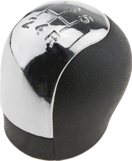 Shift Knob Gear Lever Opel Vectra C 2002-2010 5 Speeds Black Chrome Cgk0943