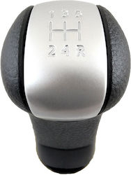 Shift Knob Lever Nissan Qashqai J10 2006-2013 5 Speeds Black Chrome Cgk1601