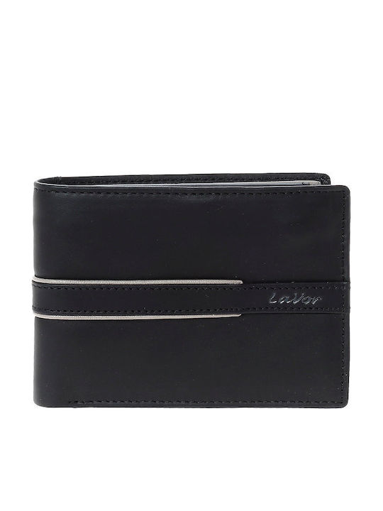 Lavor Leather Men's Wallet with RFID Black