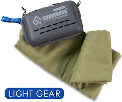Πετσέτα Microfleece Θήκη Μεταφοράς Light Gear Survivors Χακί