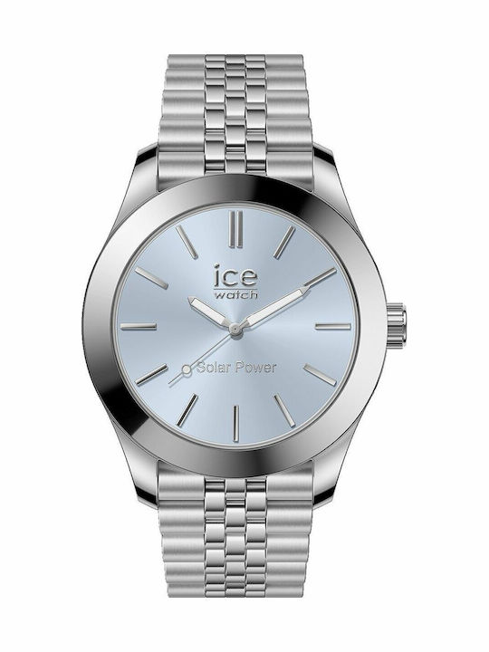 Ice Γυναικείο Ρολόι 35mm Μπαταρίας με Ασημί Μεταλλικό Μπρασελέ