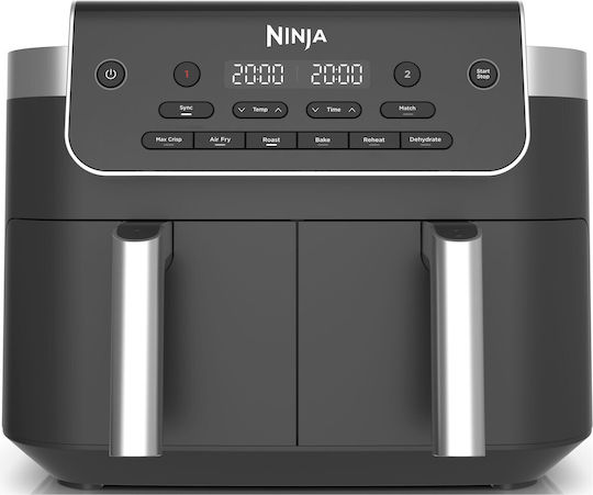 Ninja Friteuză cu Aer DualZone cu Două Coșuri Detașabile 7.6l Gri