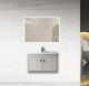 Bathroom Set Thaleia 80cm Color Silver Grey Polyethylene HDPE High Density