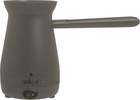 Ankor Ηλεκτρικό Μπρίκι 1000W με Χωρητικότητα 400ml Καφέ