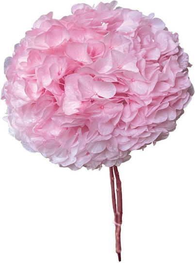 Artificial Decorative Pink Hydrangea Branch 65cm Marhome