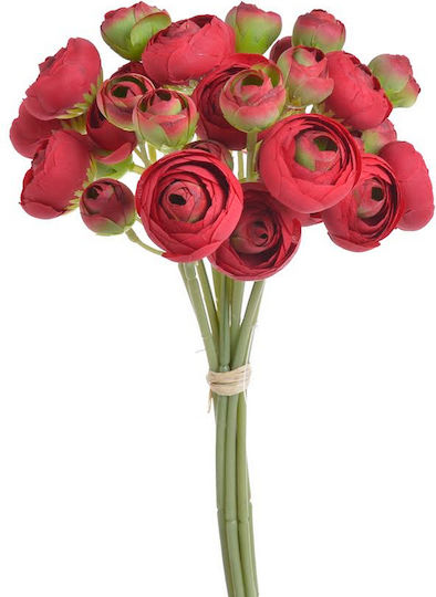 Butterblume Blumenstrauß Künstliche Blumen Rot-Grün 30cm