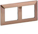 Double Frame Valena Life Legrand Copper