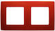 Legrand Niloe Double Red Frame