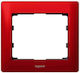 Single Frame Galea Life Legrand Metal-red