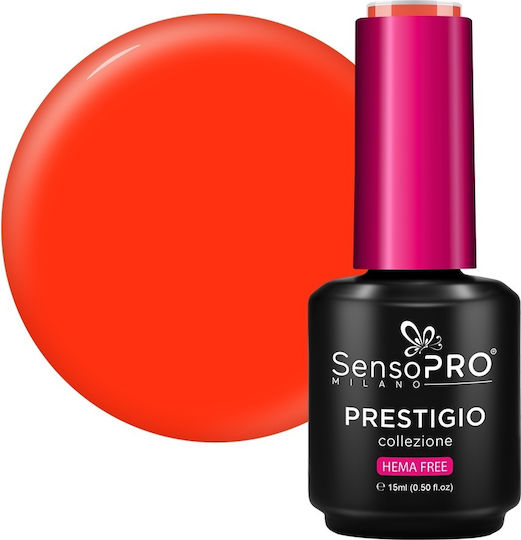 Prestigio Ojă Pentru Unghii Cu Gel Sensopro Milano Coral Edge 15ml