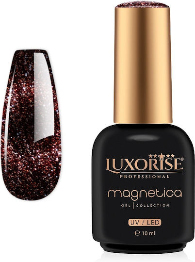 Luxorise Ojă Pentru Unghii Cu Gel Magnetic Semi-Permanent Mesmerizing Garnet Glow 10ml