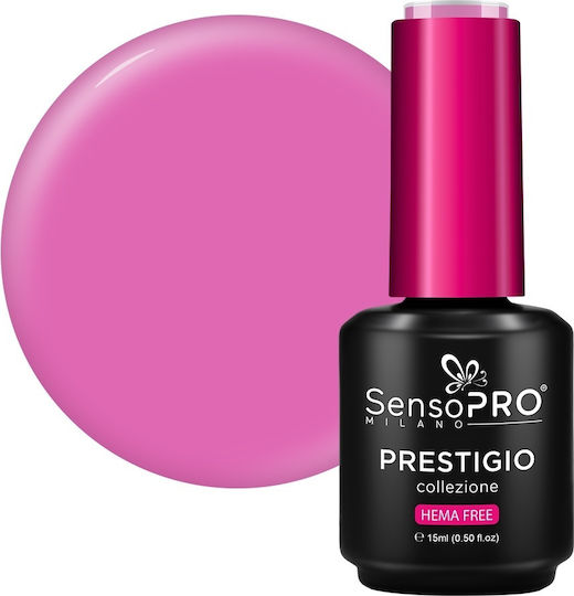 Prestigio Ojă Pentru Unghii Cu Gel Sensopro Milano Fuchsia Bloom 15ml