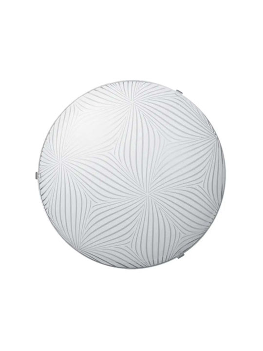 City Lux Ceiling Light White with E27 Socket