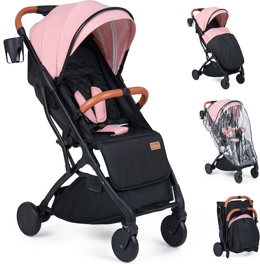 Costway Reversible Baby Stroller Suitable for Newborn Pink 7.5kg