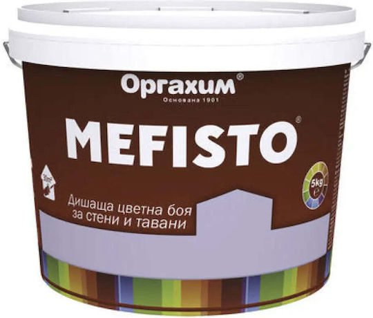 Vopsea De Interior Culoare Liliac 5 Kg Mefisto