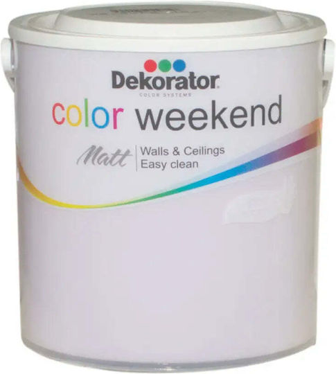 Vopsea Latex Colorată Mată Culoare Lila 2.5 L Dekorator