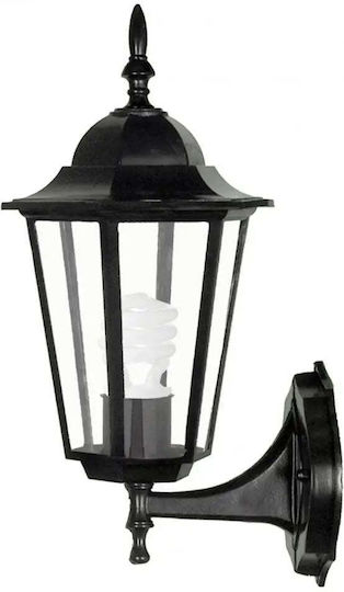 Lightex Decken- und Wandleuchte mit E27 Fassung in Schwarz