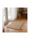 Ravelia Non-Slip Rectangular Jute Beige Rug 60x90cm