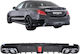 Diffuser Πίσω Προφυλακτήρα Mercedes-benz C-class W205 14-20 Sedan Brabus Look Μαύρες Μπούκες Mercedes Benz Cαrνεr