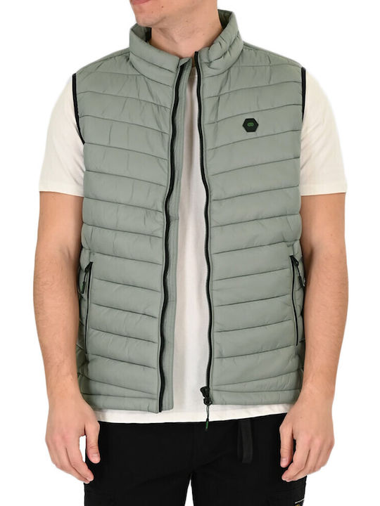 Sleeveless Jacket Mist Green