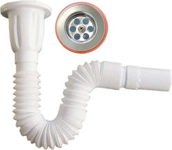 Bodenablauf Siphon 73 cm Flexibler Anschluss