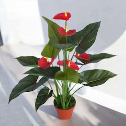 Artificial Plant Anthurium 55cm Hd Hd-10991 Artificial Plant Anthurium 55cm Hd Hd-10991