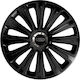 Car Wheel Hubcaps Versaco 15" Trend Rc Black Cb...
