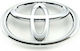 Car Sticker Emblem Metal Toyota Chromium 130 x 90mm 1 Piece