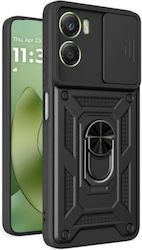 Θήκη Motorola Moto G06 Bodycell Armor Slide Ανθεκτική Κάλυμμα Κάμερα & Μεταλλικό Ring Holder Black 5206015084775