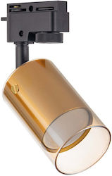 Ultralux Rpg2g 10w Glass Gold Rail Spotlight