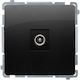 Tv Socket Black Matte Simon Basic