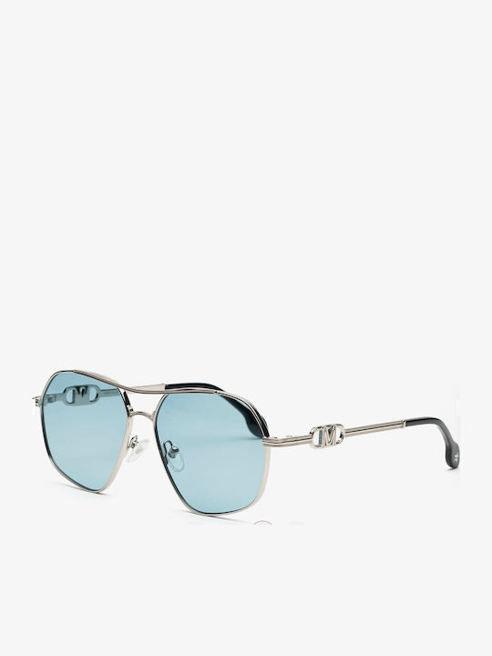 Marc Ellis Ochelari De Soare Unisex Cu Culoare Argintie A Sceletului Și Culoare Argintie A Oglinzii 20677