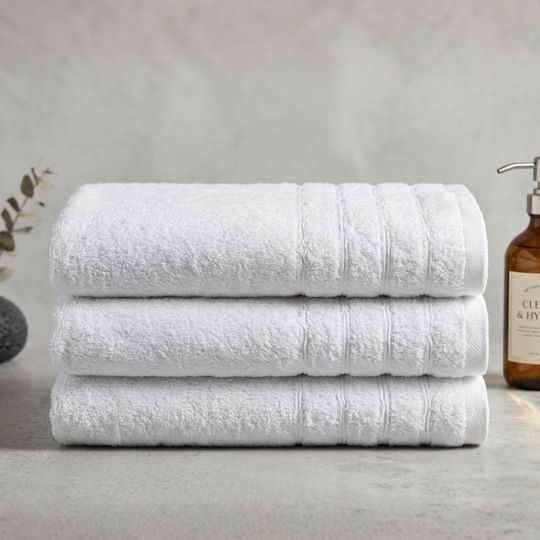 Olia Home Hotel Bathroom Towel 150x80cm White