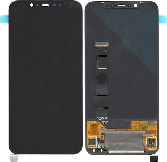 Екран със Сензорен Механизъм за Mi 8 (Черен)