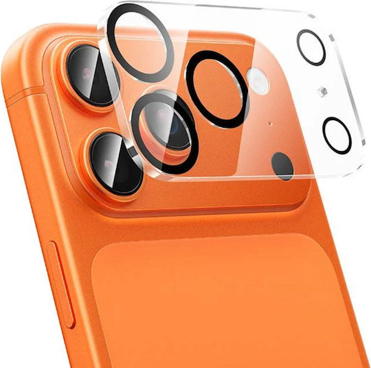 Hoco G13 3D Night Shooting Camera Protection Tempered Glass Black for Apple iPhone 17 Pro 5G