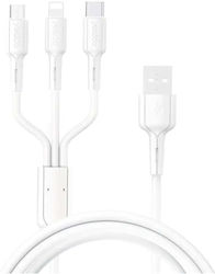 3 In 1 Cable Iphone Micro Usb Usb-c Yesido