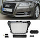 Carro Μάσκα Audi A3 8p 08-12 Rs3 Look Κυψελωτή Γυαλιστερό Μαύρο 1 Τεμάχιο Ca-011564