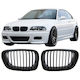 Mask Grilles BMW 3 E46 1999-2003 Coupe Cabrio Black Matte 10 Slats 2 Pieces