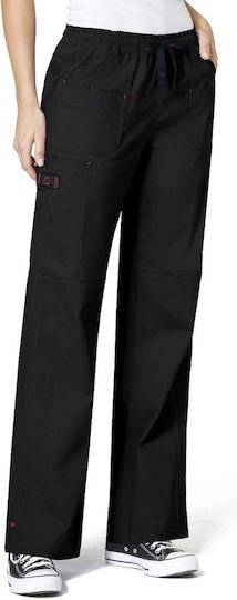 WonderWink Wonderflex Female Medical Pants Black