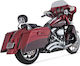 Vance & Hines Motorrad Auspuffanlagen Big Radius Pcx Harley Davidson 07 16 Flt Touring Chrom Auspuff Chrom